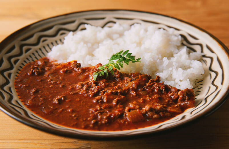 ラム挽肉麻婆カレー